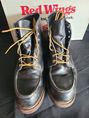Pre-Owned Red Wing 8136 - Black Chrome - US Men's 11E Vintage | eBay