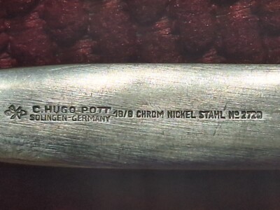 32 pcs C. Hugo Pott Linden Solingen Germany 18/8 Stainless Satin