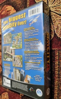 SimCity 4: Deluxe Edition PC Games CD-ROM 2 Discs with Manual