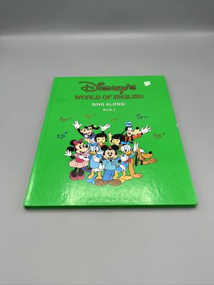 Disneys World of English Sing Along Book 1 2 and 3 Lot of 3 | eBay