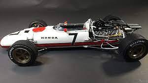 EBBRO 1/43 Honda RA273 1967 German GP #7 White Finished Product
