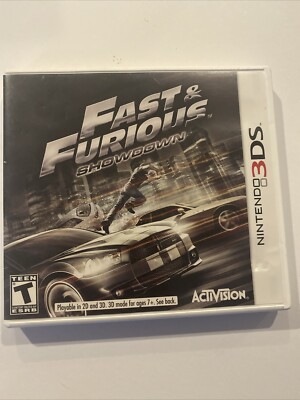 激レア 3DSソフト Fast & Furious Showdown Fast & Furious Showdown