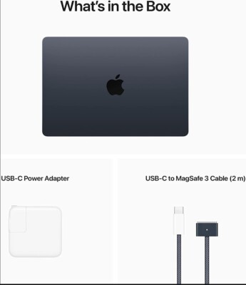 Apple 2022 MacBook Air M2, 16GB RAM, 512GB Storage - - Midnight | eBay