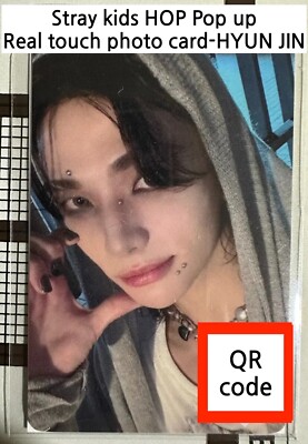 RARE] STRAY KIDS SKZHOP POP-UP REAL TOUCH PHOTO CARD-HYUN JIN