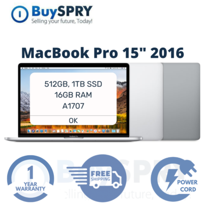 2016 Apple MacBook Pro 15