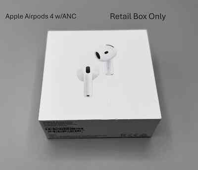 Original Apple Airpods 4 ANC EMPTY Retail Box & Manual Only | eBay
