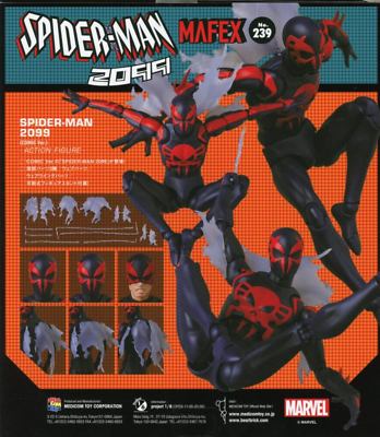 MEDICOM TOY MAFEX No.239 SPIDER-MAN 2099 COMIC Ver. Action Figure