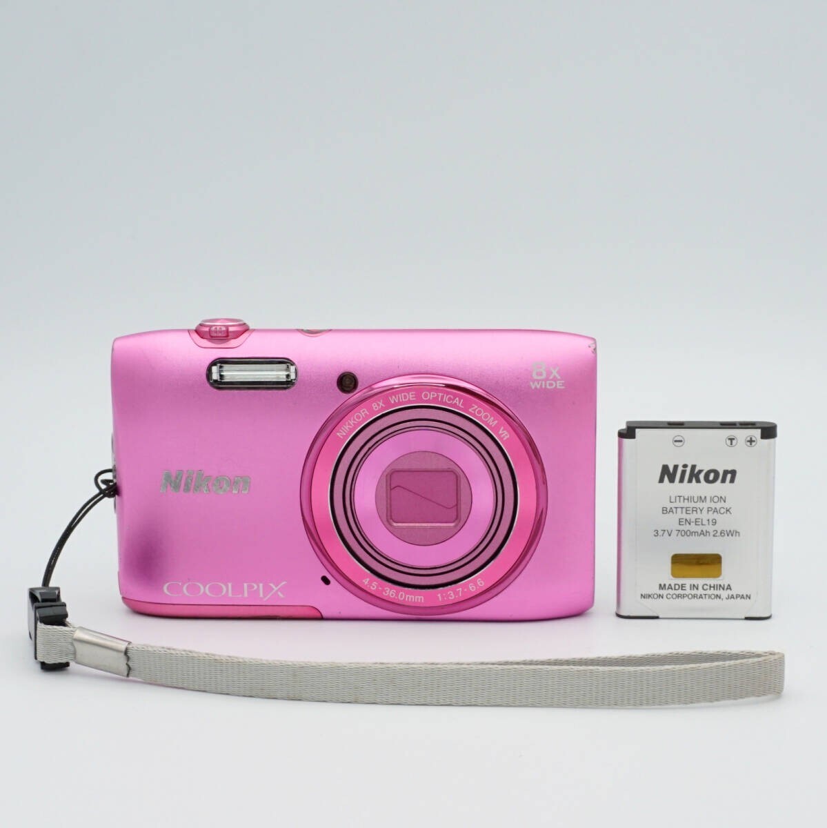 Nikon COOLPIX S3600 pink 20.0MP Digital Camera from japan | eBay