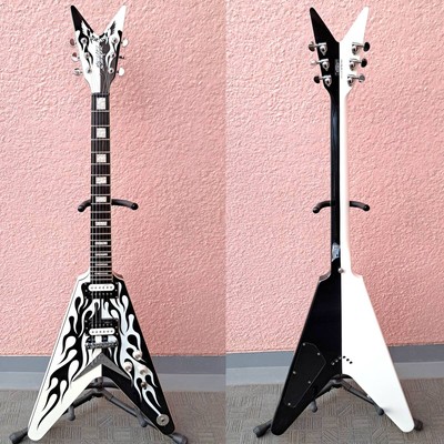 Electric Guitar Dean Michael Schenker Custom Flames Flying V Korea