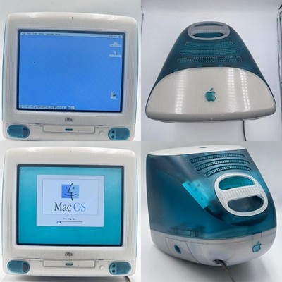 Apple iMac G3 Blueberry Blue 1998 Computer Working | eBay