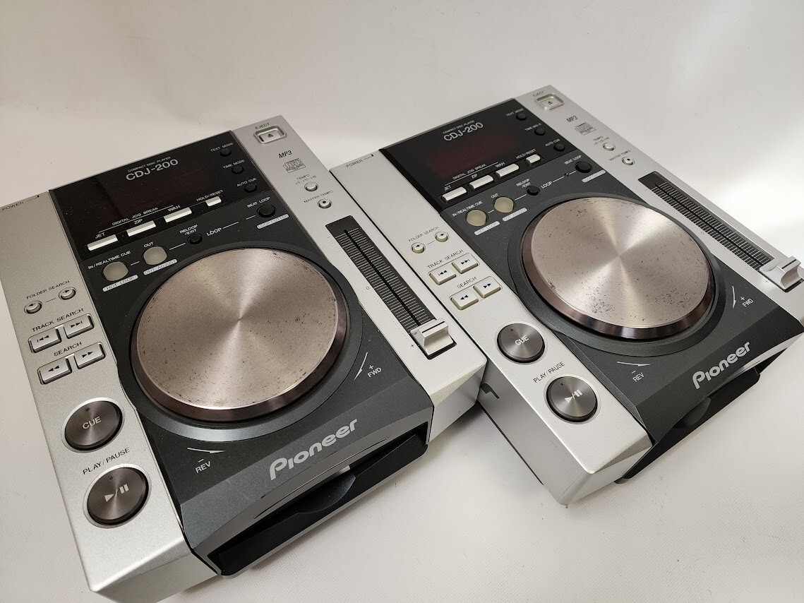 Pioneer CDJ-200 Digital DJ Turntables CD MP3 set | eBay