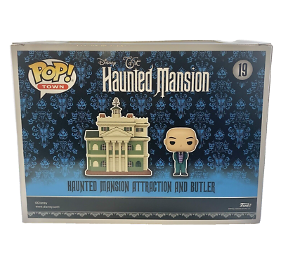 PoP! Town Funko Haunted Mansion Attraction & Butler #19 Disney