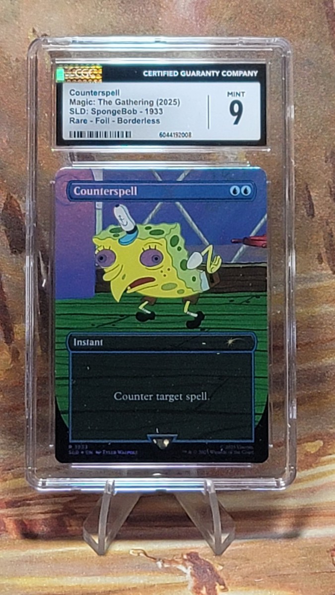 MTG Counterspell #1933 SpongeBob 🌈 Foil Secret Lair CGC 9 Mint | eBay