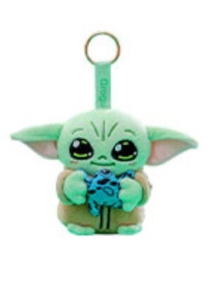 HOT TOYS Set of 6 GROGU Cosbi Plush Keychain 15cm Star Wars