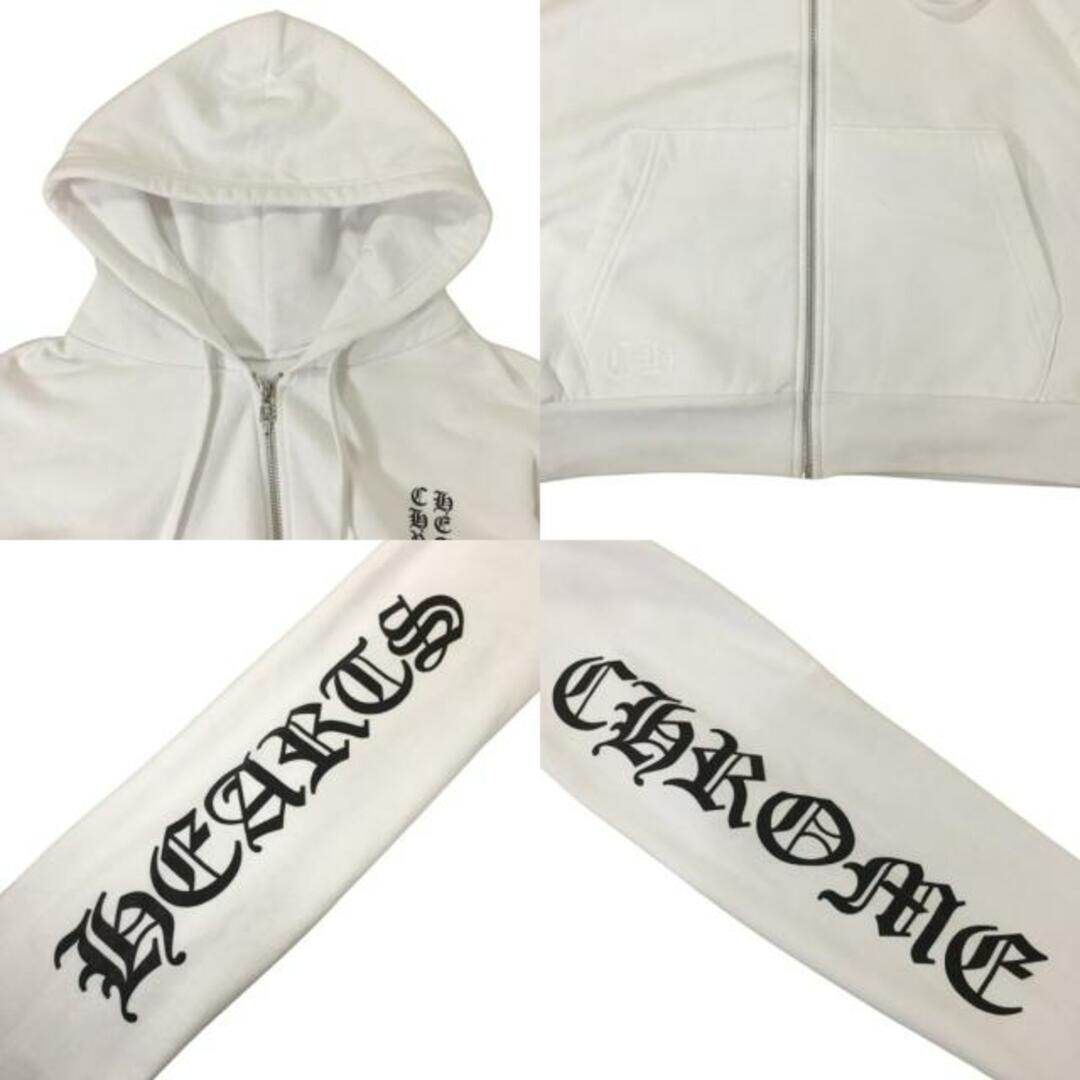 Chrome Hearts Plus Cross All Over Print Zip Up Hoodie White | eBay