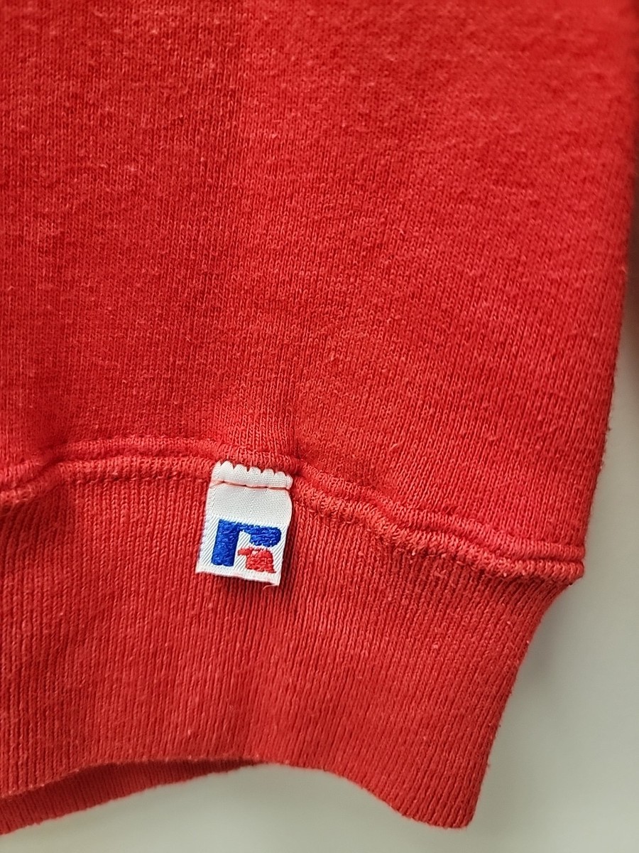 トップス Russell Haagen-Dazs 80s Red Sweatshirt Russell Haagen
