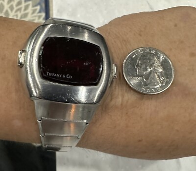 TIFFANY & Co. WATCH PULSAR /HAMILTON MENS VINTAGE. AS/IS FOR PARTS