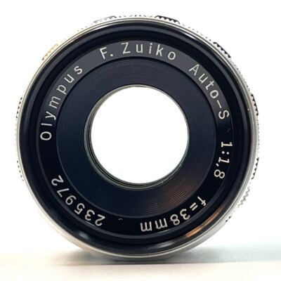 N MINT ] Olympus F.Zuiko Auto-S 38mm F/1.8 MF Lens For Pen F FT FV