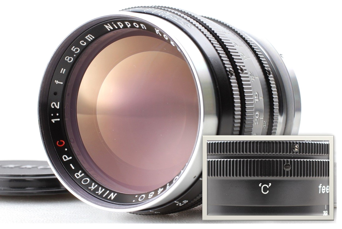 美品 NIKKOR-P.C 85mm F2 日本光学 オールドレンズ