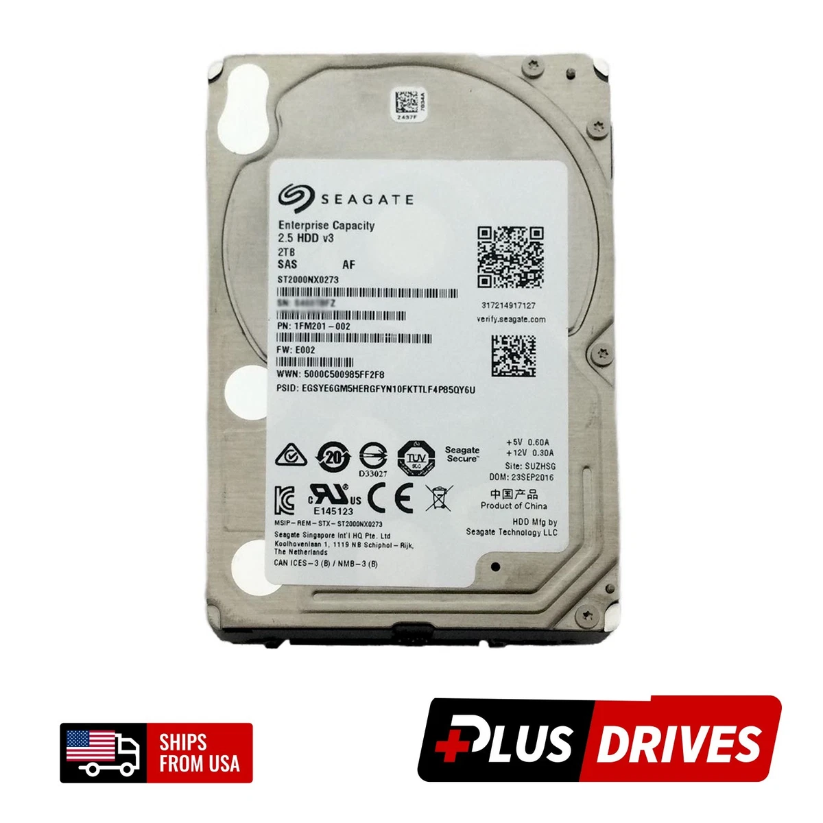 Ssd Internal Hard Drive Seagate ST32000444SS 2Tb 3.5