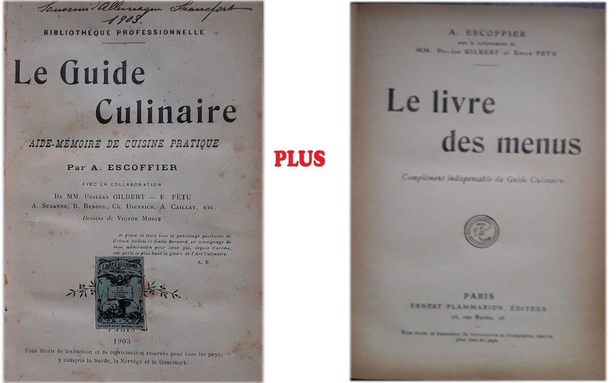 LE GUIDE CULINAIRE 600 エスコフィエの料理600 エスコフィエ フランス