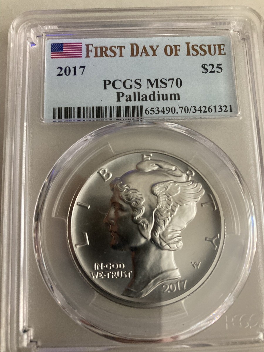 2017 パラジウム イーグル モダンコイン NGC MS70ER E2 NGC MS70 2025