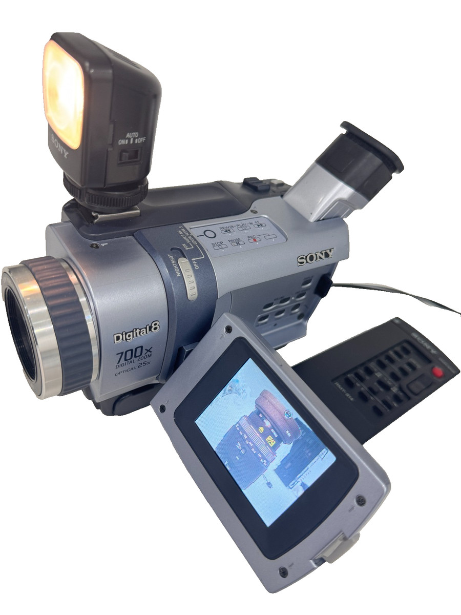 Sony Handycam DCR-TRV240 NTSC Digital 8 w/Nightshot TESTED WORKING