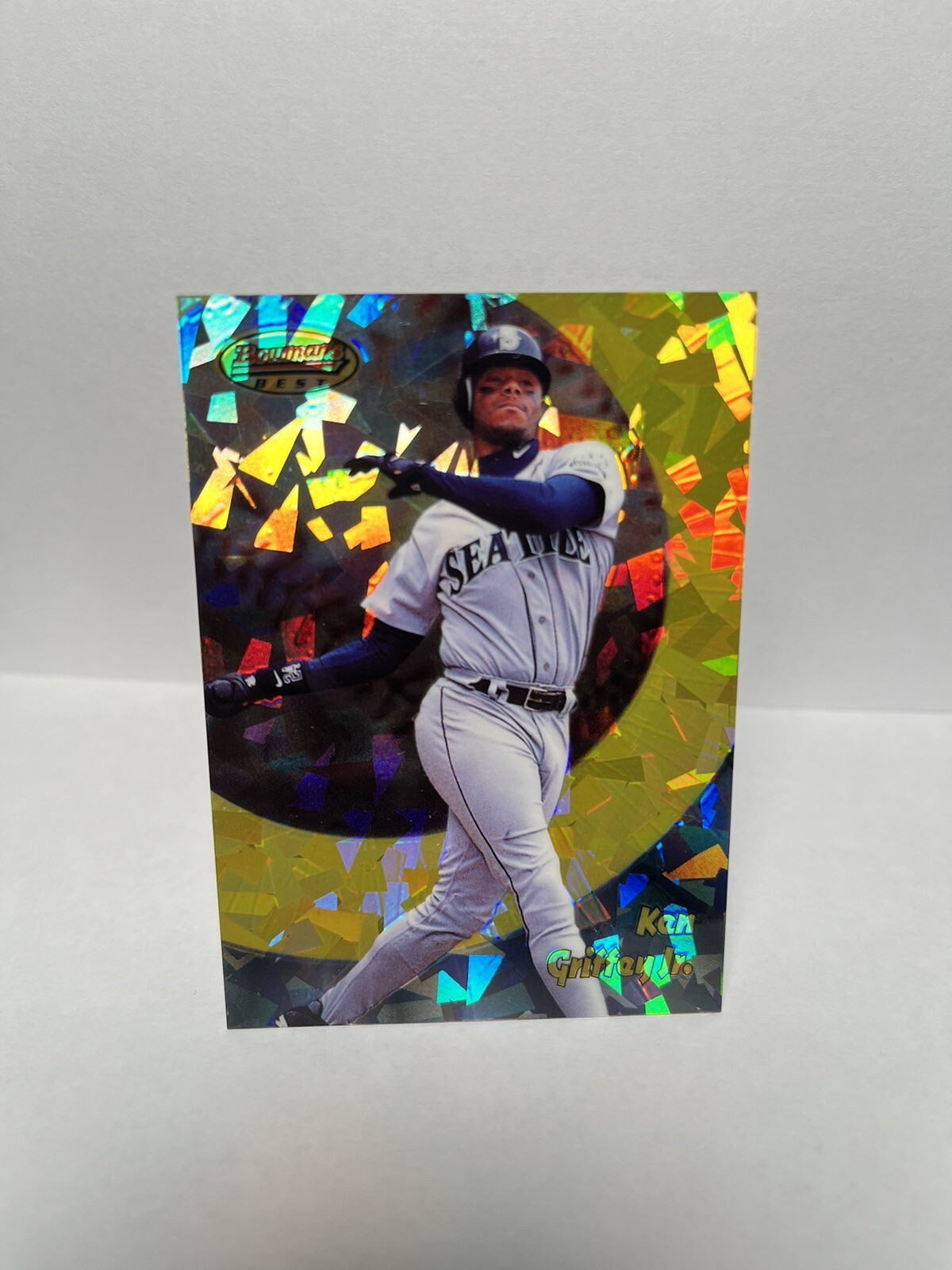 Ken Griffey Jr. 1998 Bowman's Best #27 Atomic Refractor /100 Price