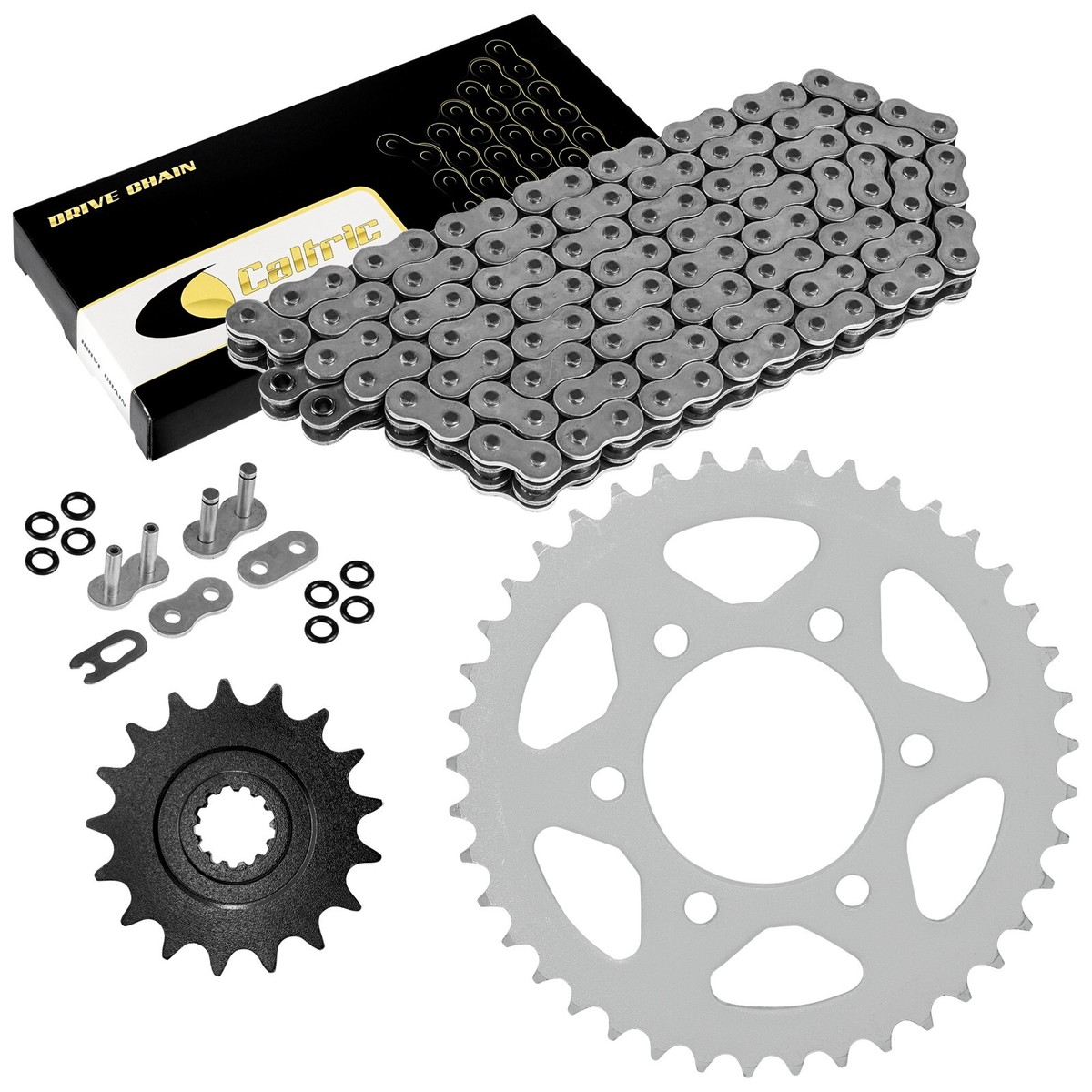 Steel O-Ring Drive Chain & Sprockets for Kawasaki ZX1000 Ninja