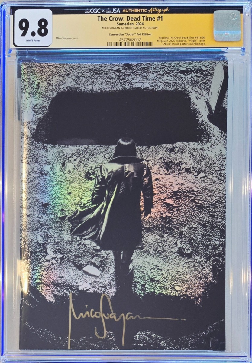 アメコミリーフ Crow: Dead Time #1 CGC 9.8 サイン入り アメコミ