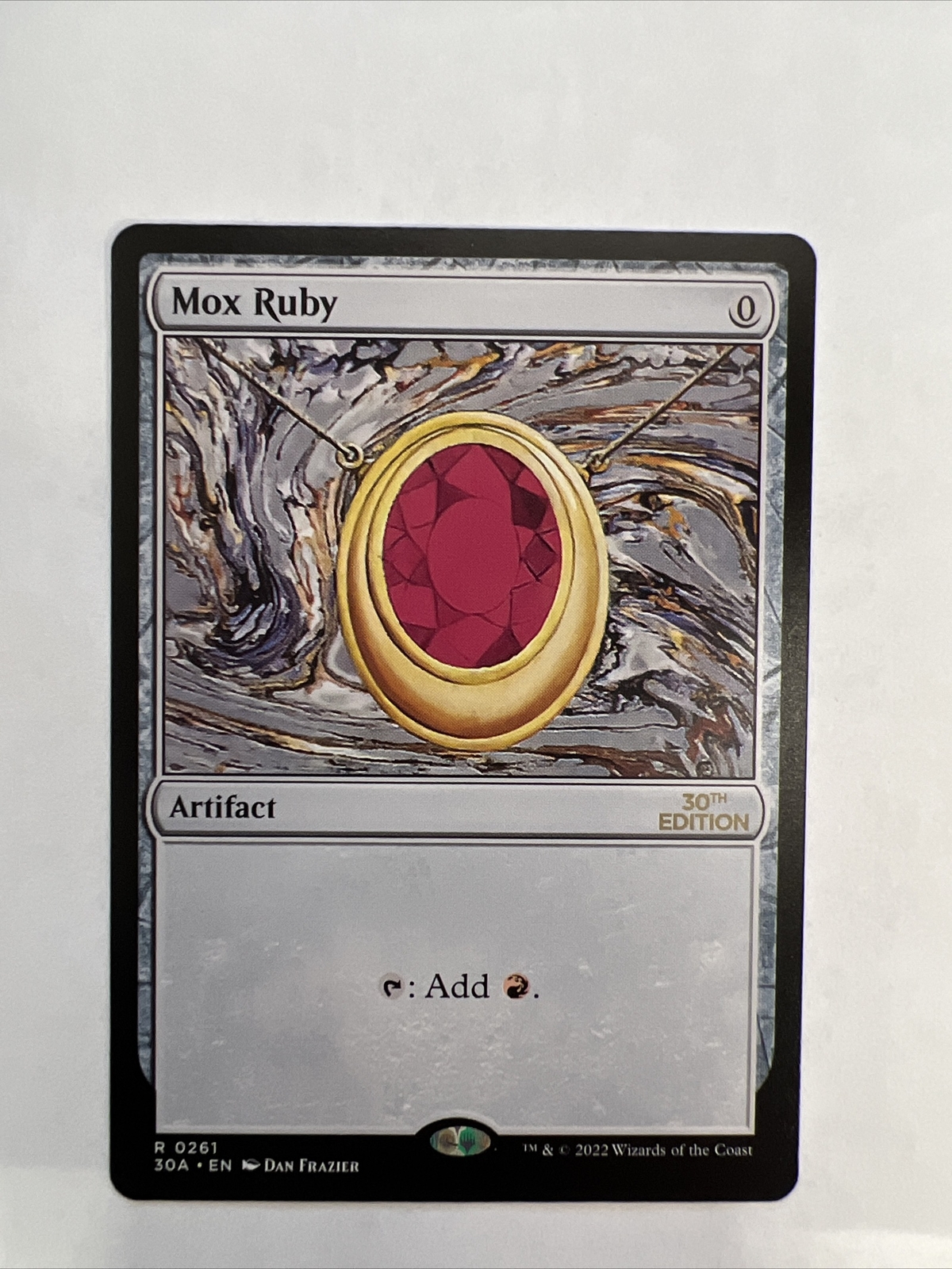 Mox Ruby 2023 30th Anniversary Edition #261 Base Price Guide