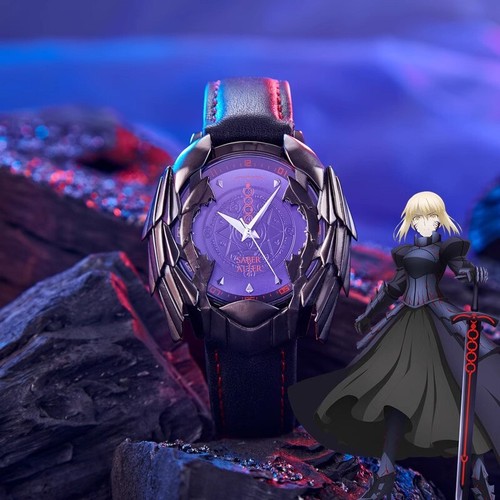 Anime Fate Stay Night Heaven's Feel Quartz Watch Saber Alter Theme