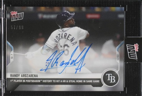Randy Arozarena 10th to 5 20/20 season - 2025 MLB Topps NOW - Card