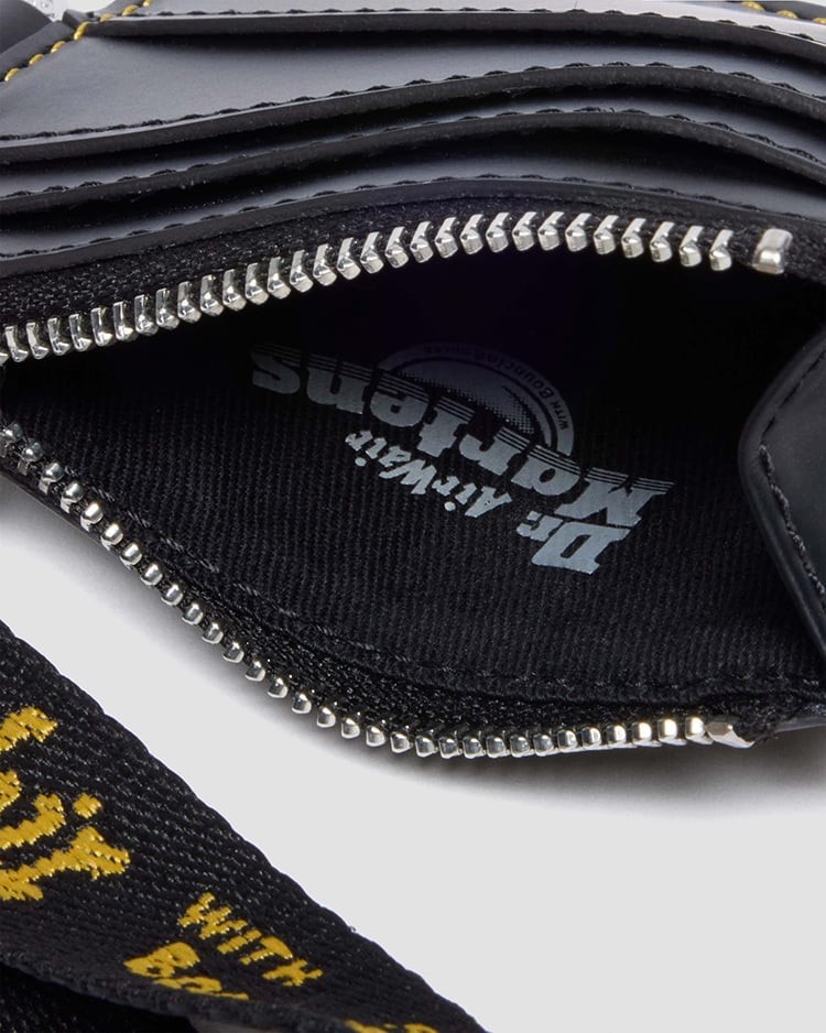 Dr. Martens Card Holder BLACK Mini Wallet key chain 41429001 Japan