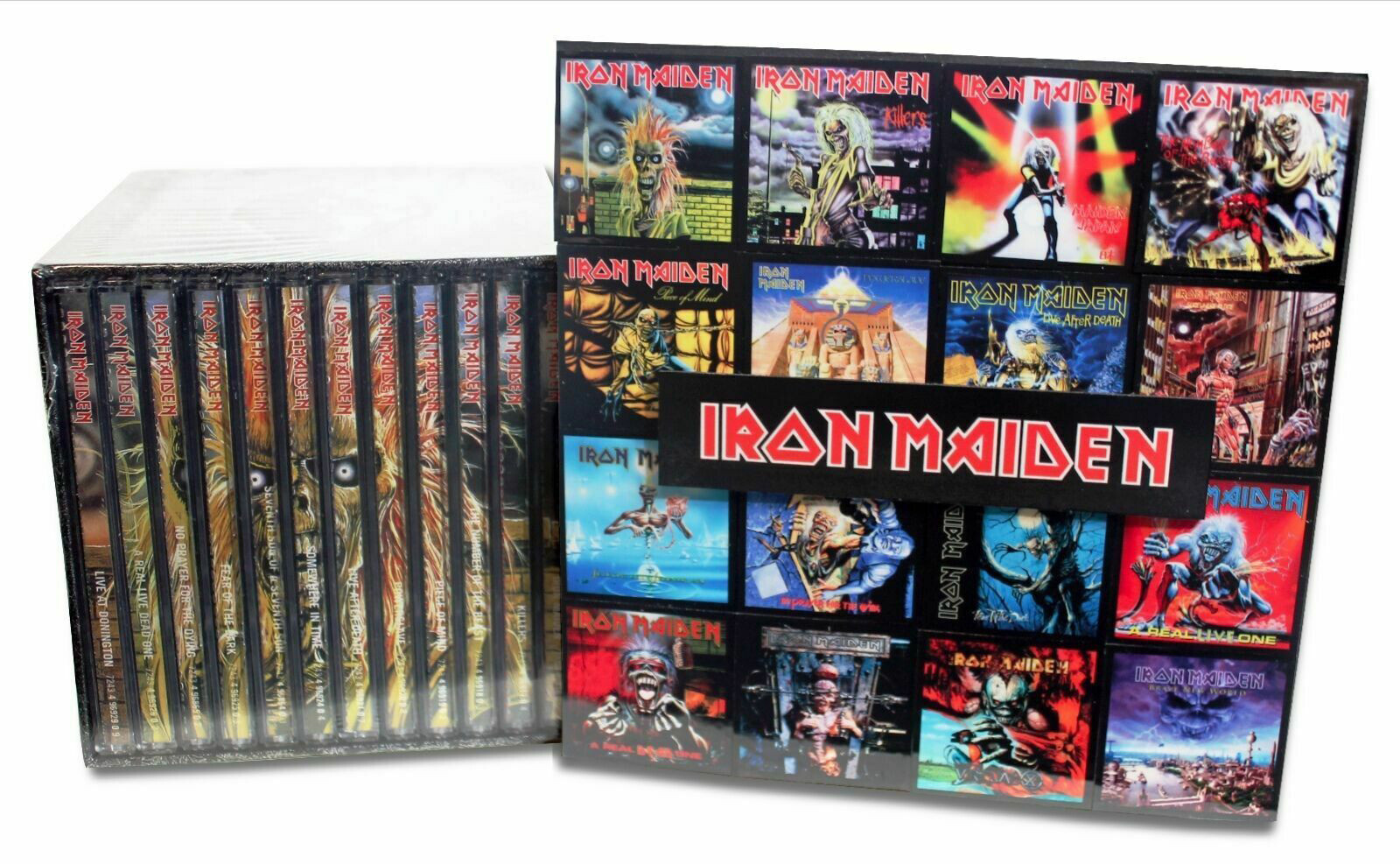 IRON MAIDEN 15 CD Box Set lot - NEW & SEALED! + 21 magnets! Ships