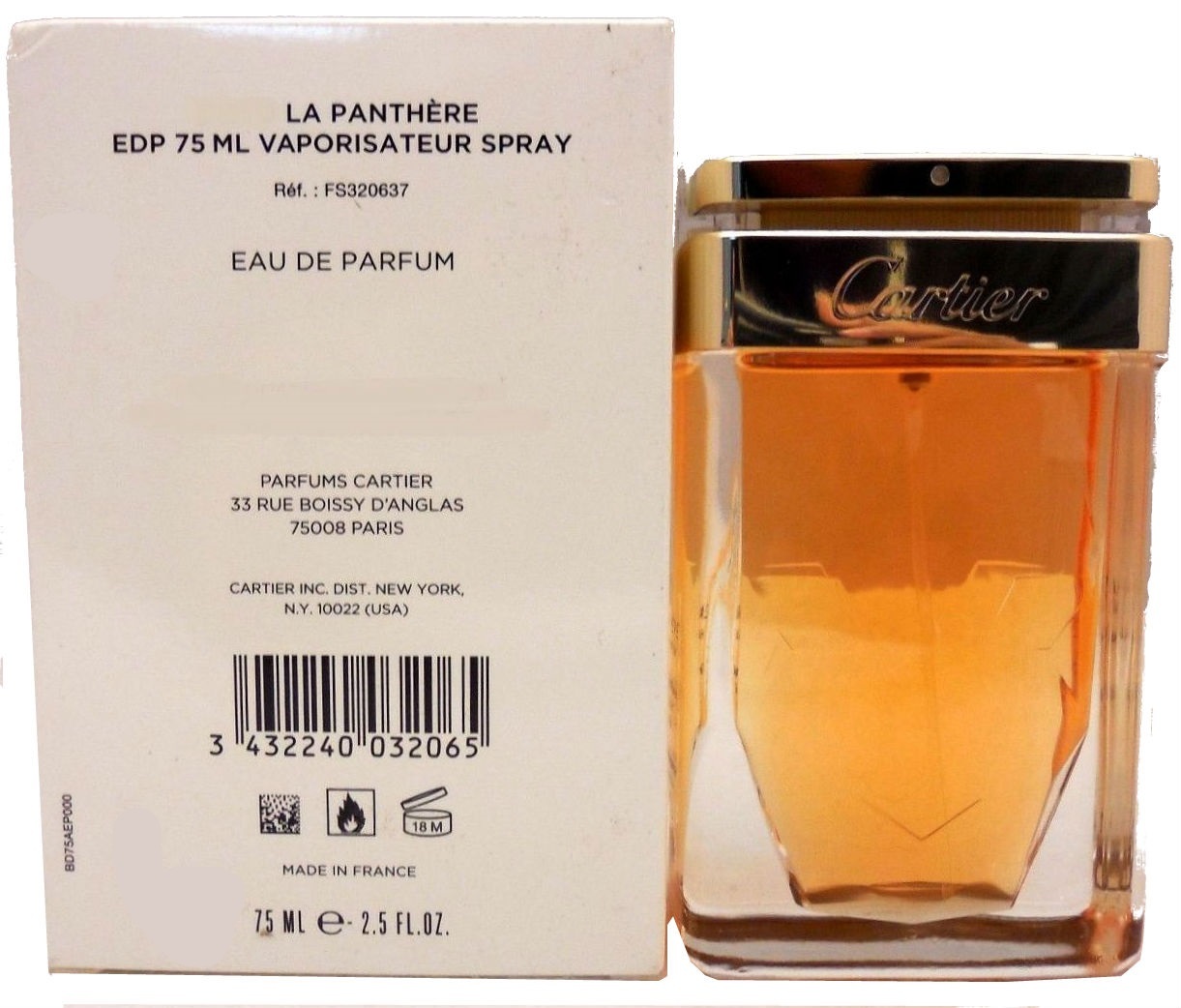 CARTIER LA PANTHERE EAU DE PARFUM SPRAY 75 ML/2.5 FL.OZ. (T) | eBay