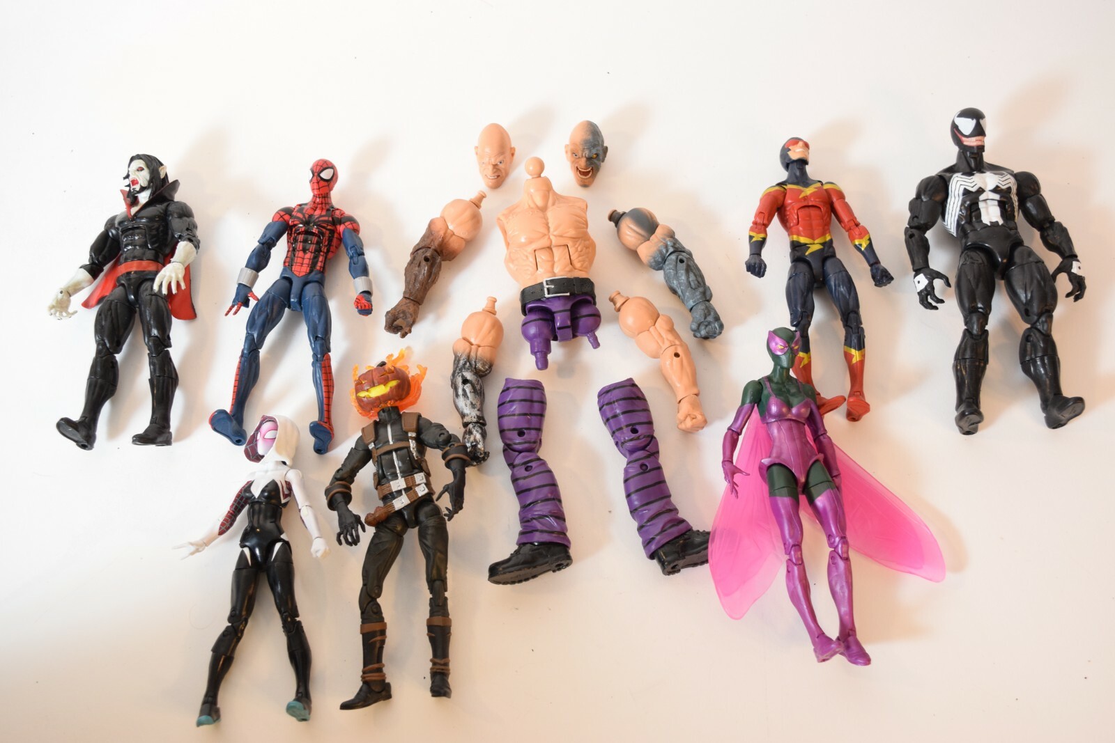 Rare Marvel Legends Spider-Man Absorbing Man Wave Loose All