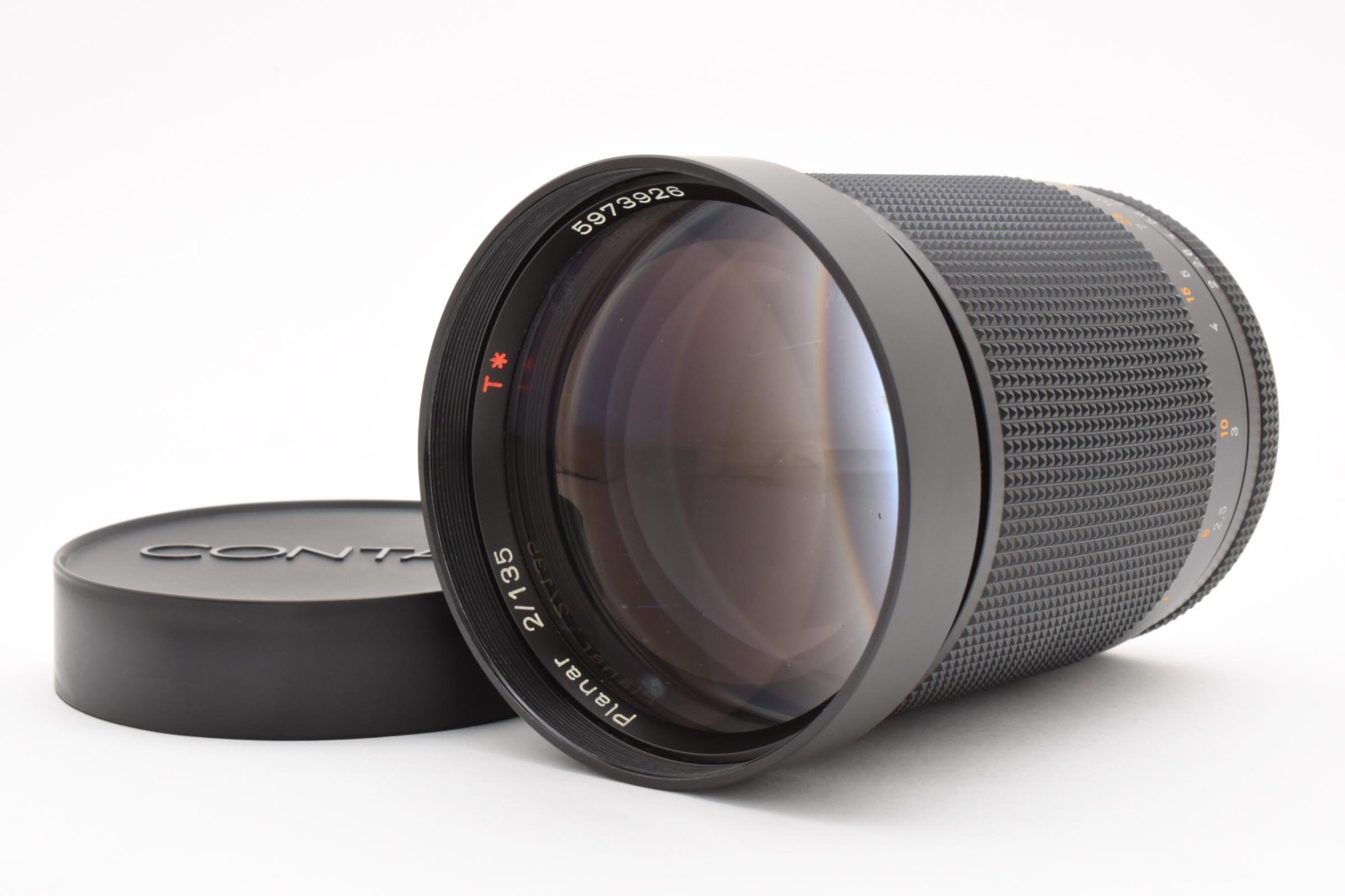 Contax Carl Zeiss Planar 135mm f2 AEG C/Y Mount MF Lens From JAPAN