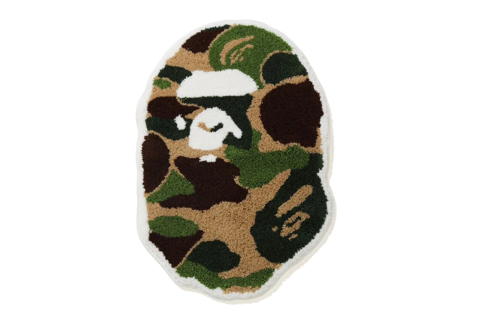 BAPE A Bathing Ape ABC CAMO APE HEAD RUG MAT 1H30182032 Japan Free