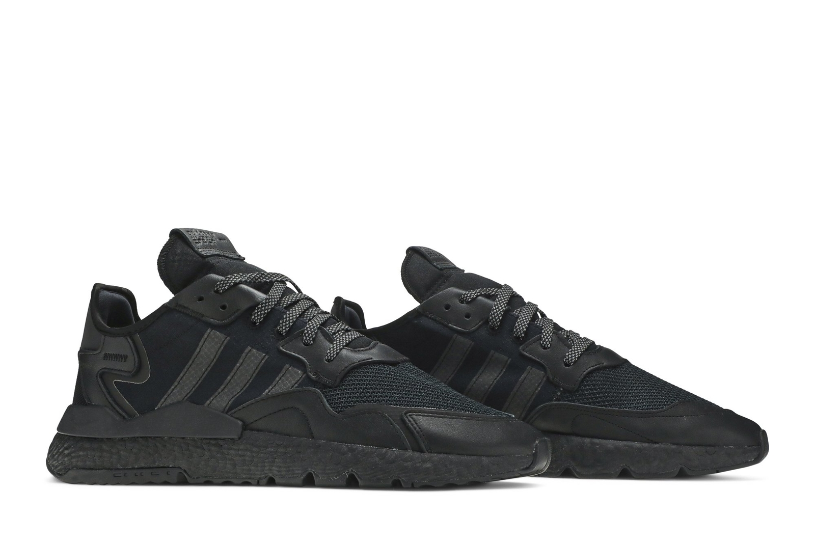 adidas Nite Jogger Triple Black Men's FV1277 | eBay