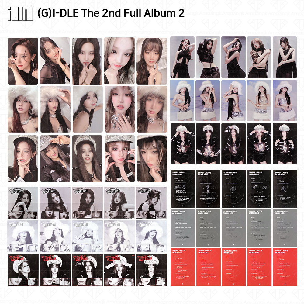 G-IDLE2ndFullAlbum2 全員直筆サイン入りポスター 15枚限定品 G