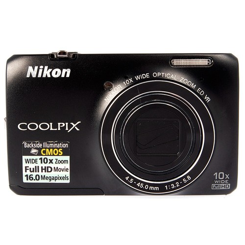 Nikon COOLPIX S6300 Digital Camera 16MP 10x Optical Zoom - Fully