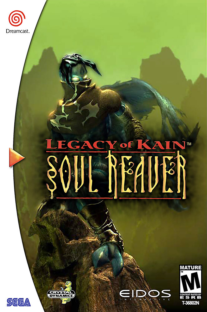 Legacy Of Kain Soul Reaver Sega DreamCast BOX ART POSTER MADE IN