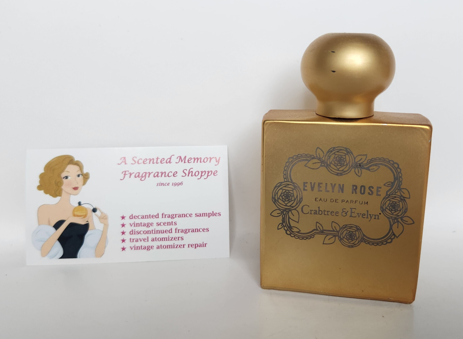 Vintage Evelyn Rose EDP Perfume Spray by Crabtree & Evelyn ~ 1.7