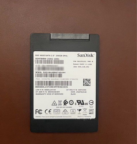 SanDisk SD9TB8W-256Gb-1001 SATA 2.5