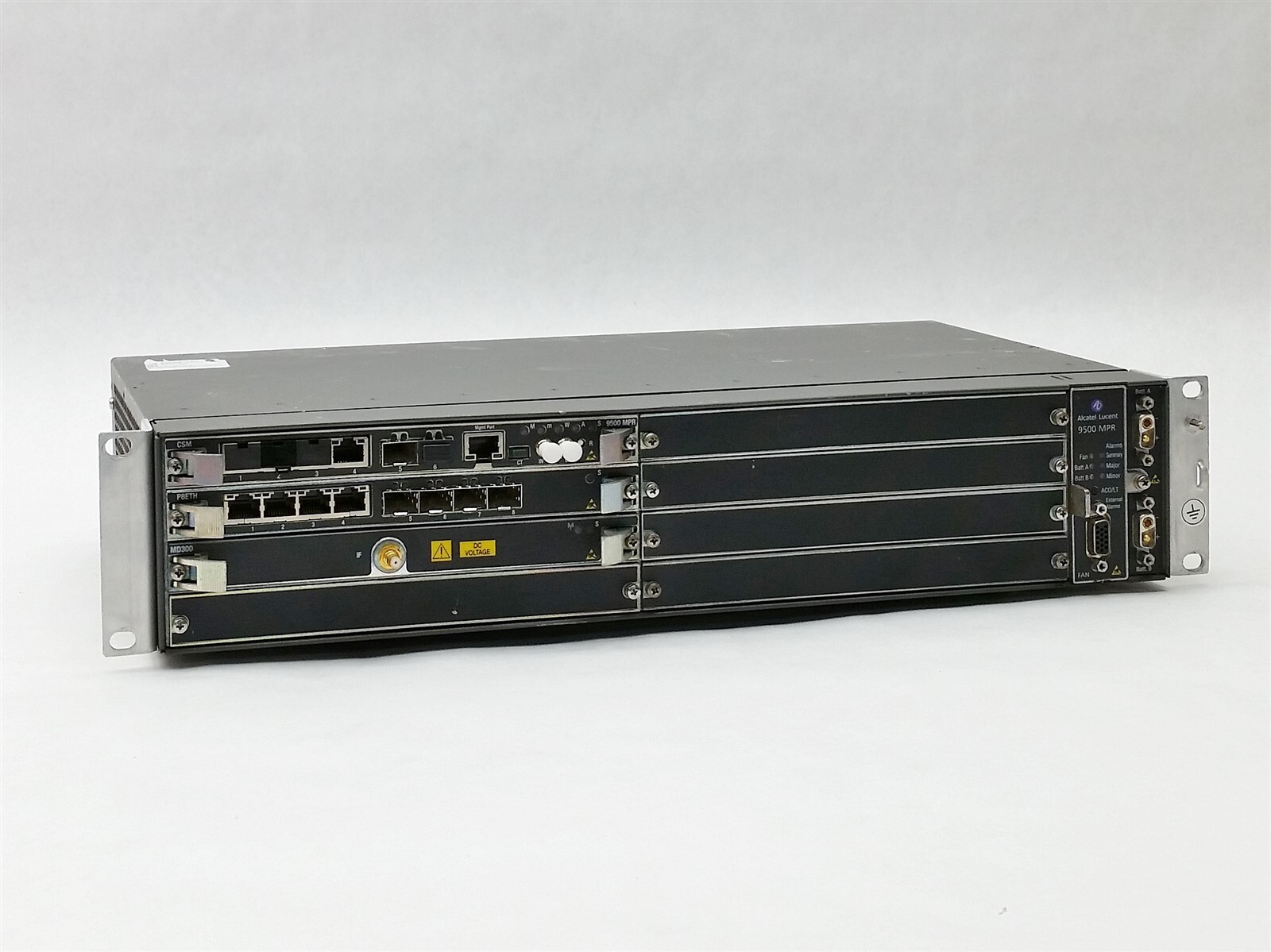 ALCATEL LUCENT 9500-MPR MSS-8 SHELF 3EM23086AC 1*CSM 1*P8ETH 1