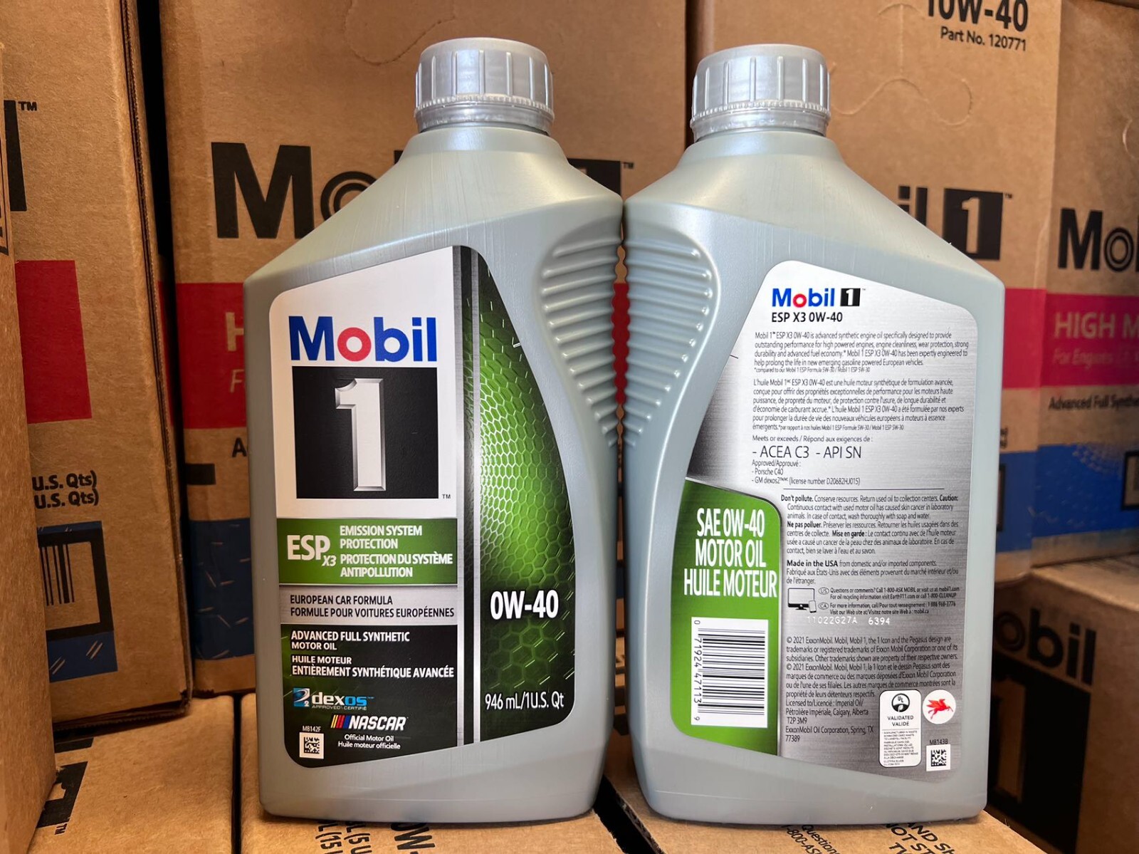 MOBIL 1 ESP X3 0W-40 6 Quarts 5.676 Liter | eBay