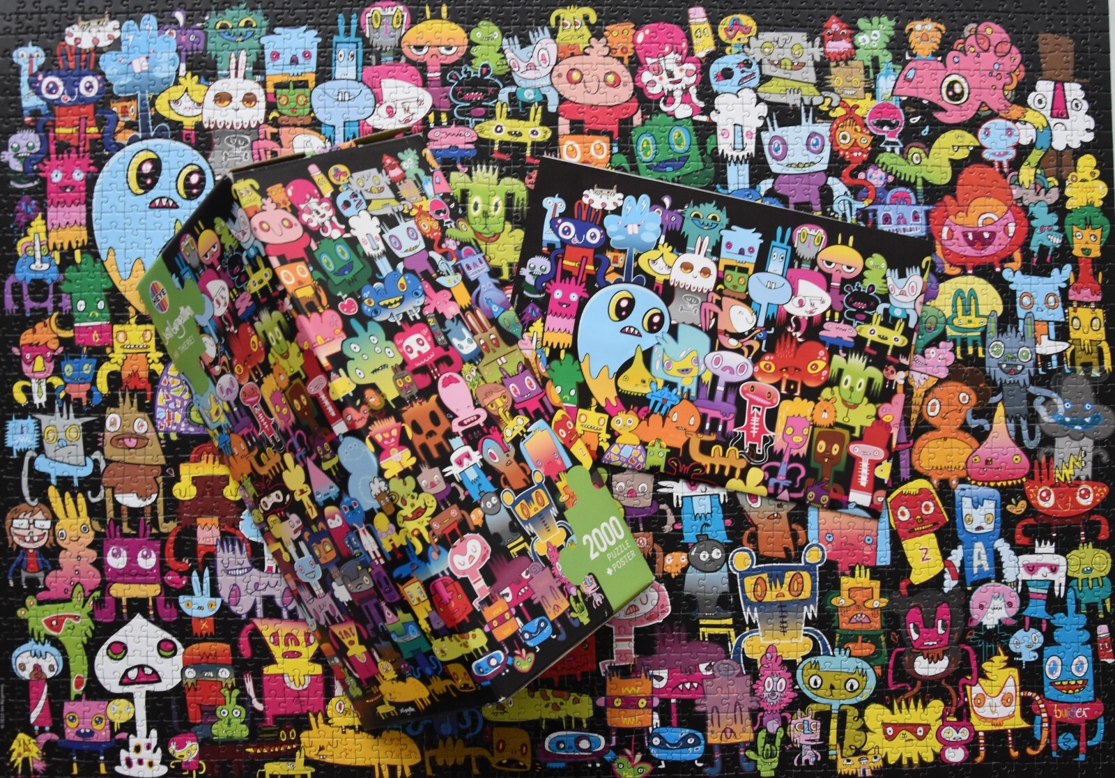 HEYE puzzle cartoon 2000pc jigsaw 1st ed. Burgerman HI THERE