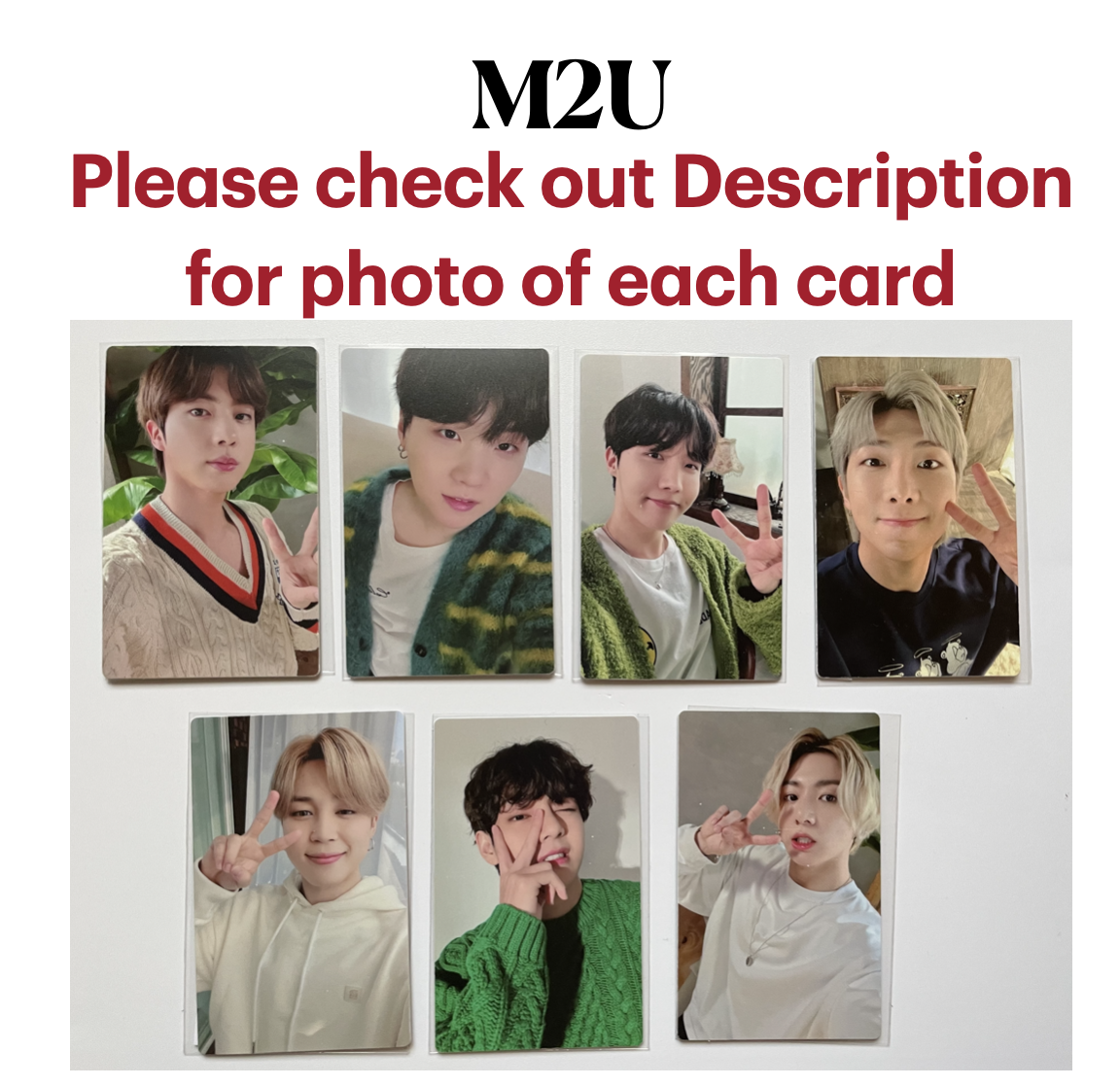 BE ラッキードロー トレカ sound wave m2u ジミン