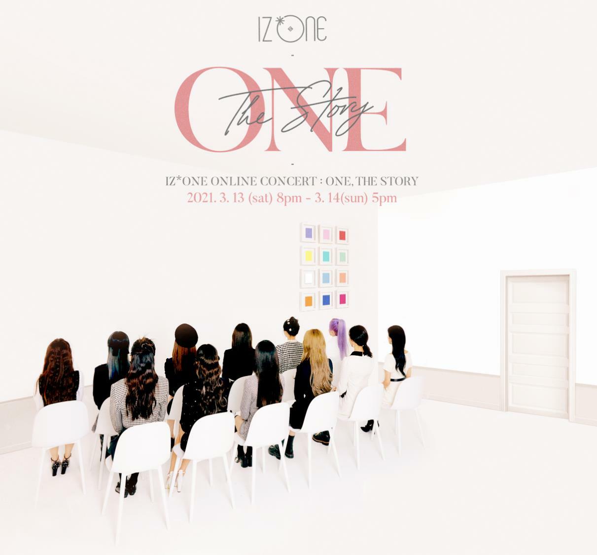 IZ*ONE IZONE 2021 ONE, THE STORY ONLINE CONCERT GOODS ALBUM